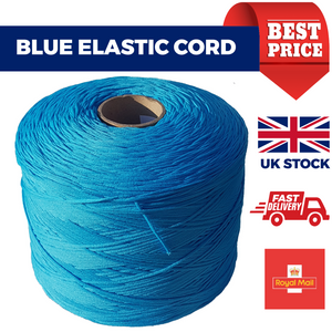 3mm Blue Elastic Cord